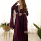 Luxury Roman Silk Chanderi Fully Flared Anarkali Suit Set For Women ✨