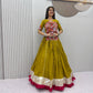 NAVRATRI SPECIAL PURE COTTON KEDIYU LEHENGA – GAMTHI &amp; MIRROR WORK