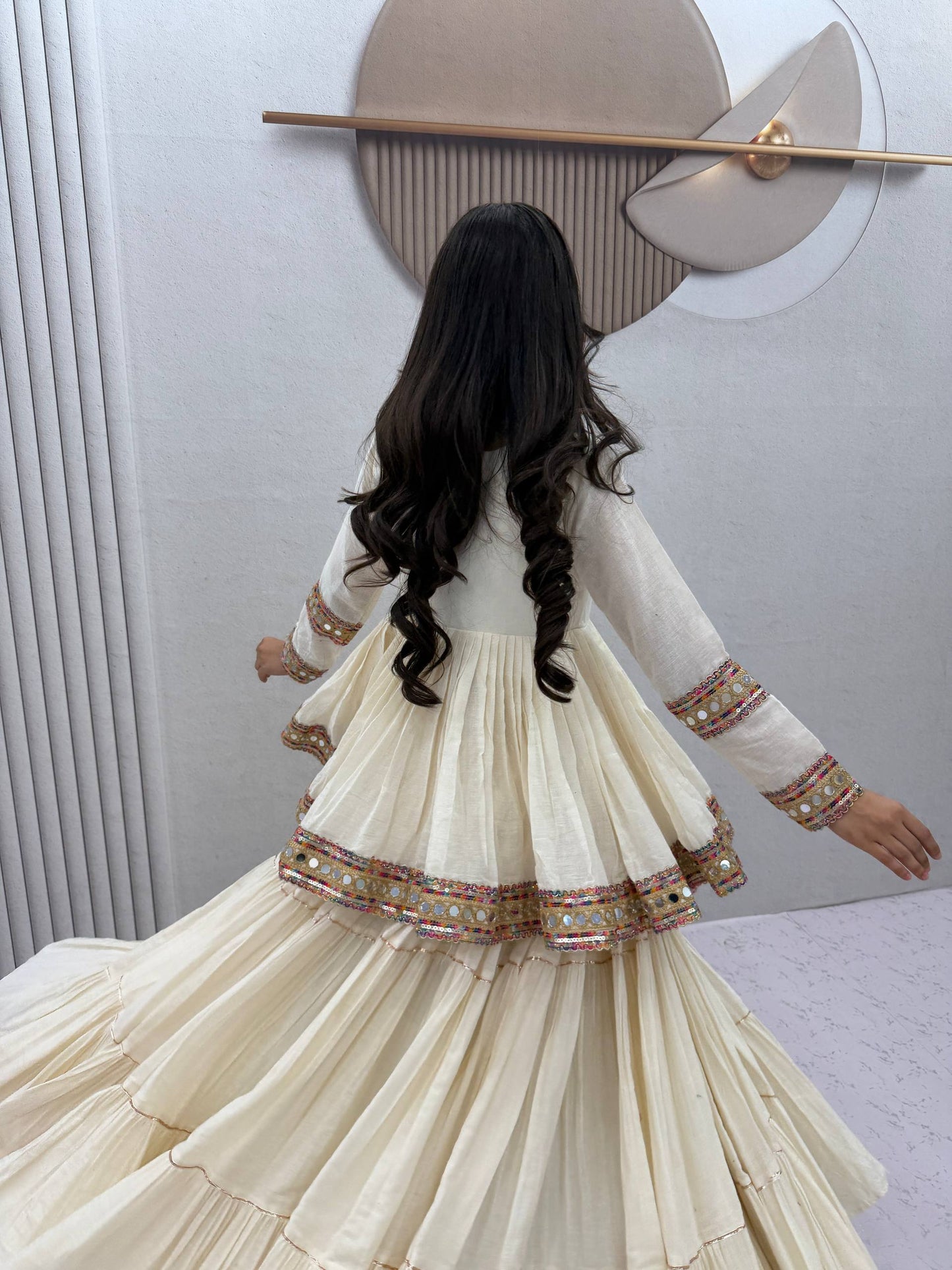 NAVRATRI SPECIAL KEDIYU STYLE LEHENGA CHOLI – 9 METER FLAIR
