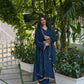 Regal Rajwadi Lace Roman Silk Party Wear Set – Elegant Festive Collection