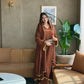 Regal Rajwadi Lace Roman Silk Party Wear Set – Elegant Festive Collection
