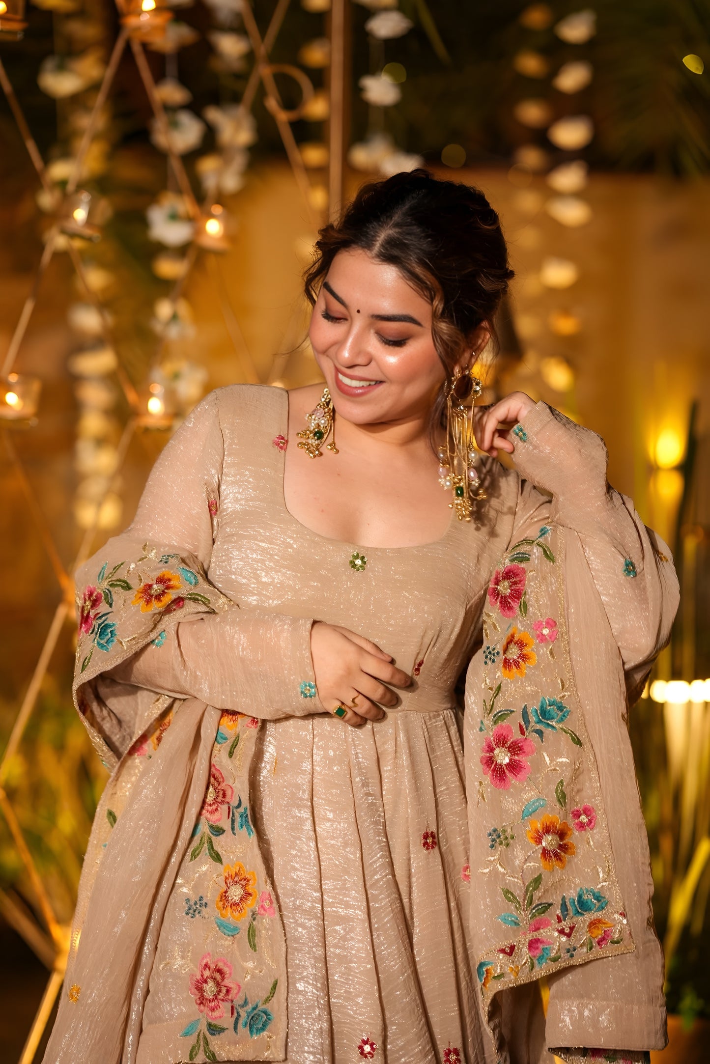 Wedding Wear Embroidered Anarkali Outfit