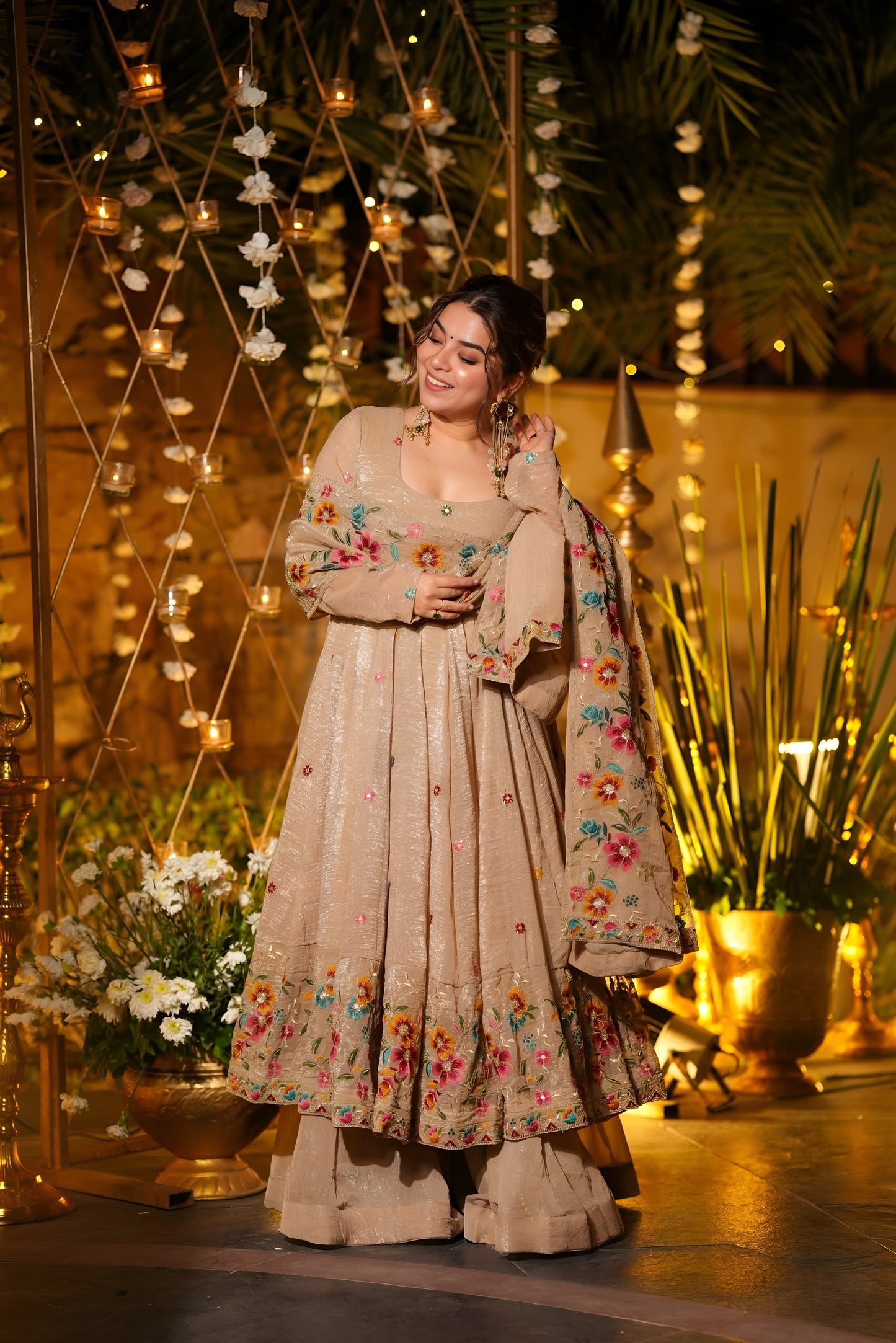 Wedding Wear Embroidered Anarkali Outfit