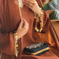 Regal Rajwadi Lace Roman Silk Party Wear Set – Elegant Festive Collection