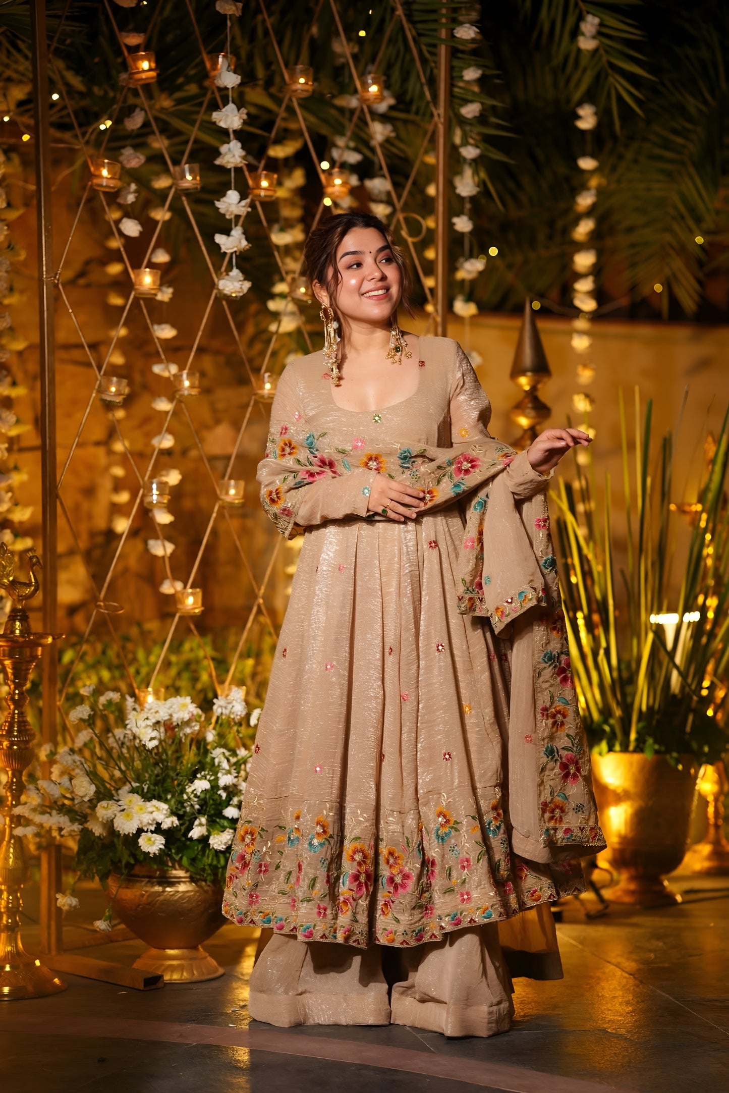 Wedding Wear Embroidered Anarkali Outfit