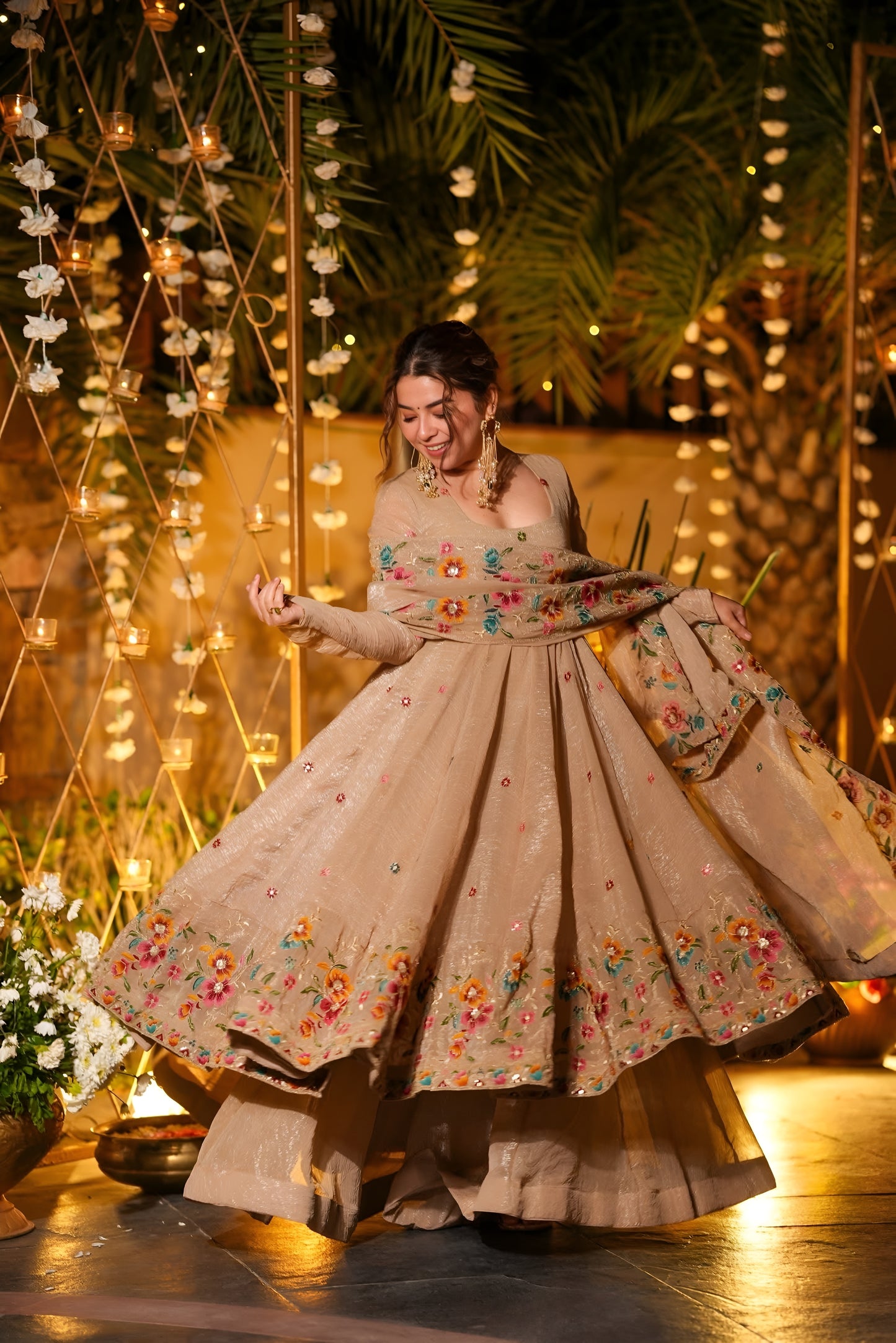 Wedding Wear Embroidered Anarkali Outfit