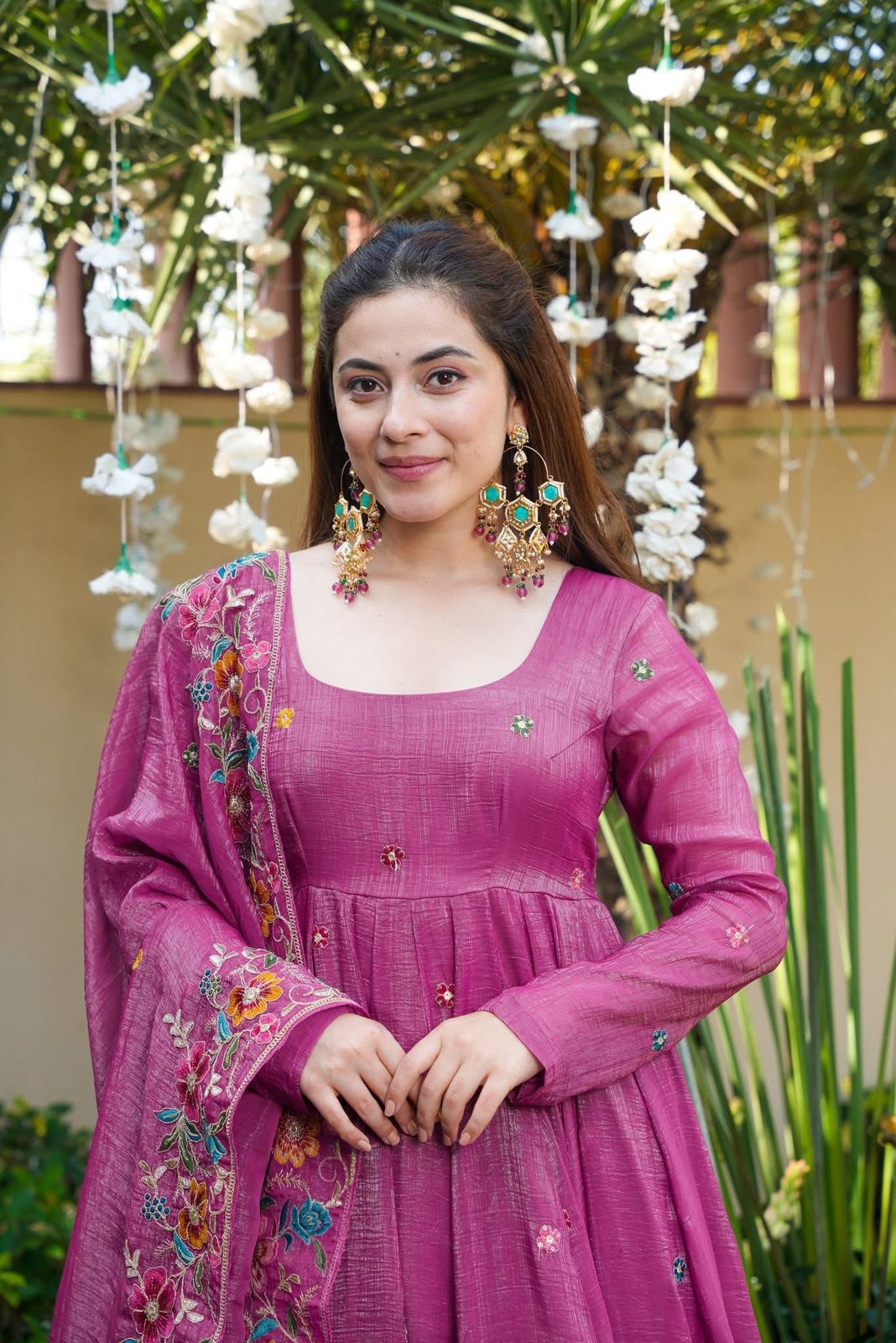 Wedding Wear Embroidered Anarkali Outfit