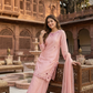 Royal Glass Silk Moti Embroidered Palazzo Set – Designer Party Wear
