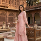 Royal Glass Silk Moti Embroidered Palazzo Set – Designer Party Wear