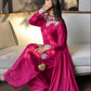 Natural Crepe Moti Embroidered Farsi Salwar Set – New Designer Party Wear