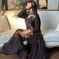Natural Crepe Moti Embroidered Farsi Salwar Set – New Designer Party Wear