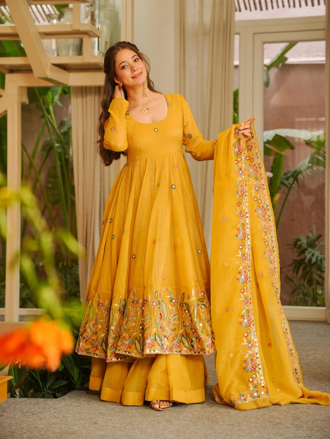 Royal Look Anarkali Sharara Suit for Women