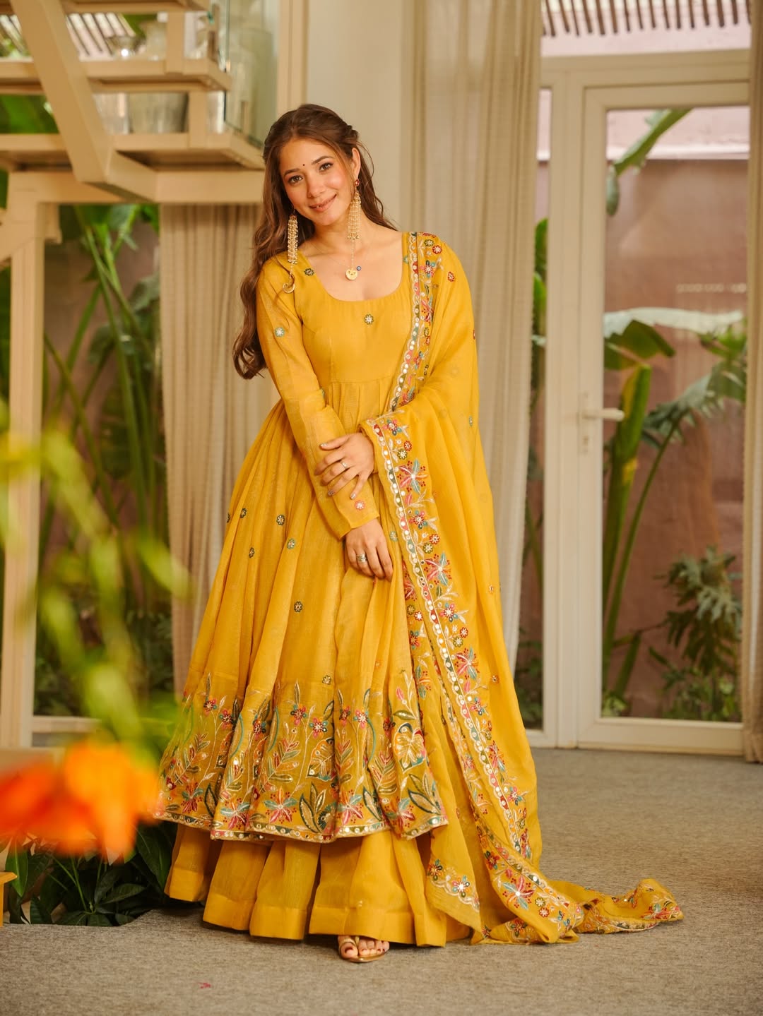 Royal Look Anarkali Sharara Suit for Women