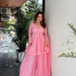 Designer Baby Pink Ethnic Wear Suit Set