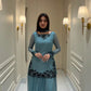 HEAVY FOX GEORGETTE EMBROIDERED CUT WORK SUIT
