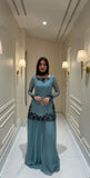 HEAVY FOX GEORGETTE EMBROIDERED CUT WORK SUIT