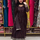 Elegant Chinon Silk Codding &amp; Sequins Gown – Designer Festive Collection
