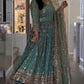 HEAVY FENDY SILK KALI WORK GOWN SUIT