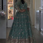 HEAVY FENDY SILK KALI WORK GOWN SUIT