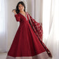 Noorza Blooming Vichitra Anarkali Set ✨🌺