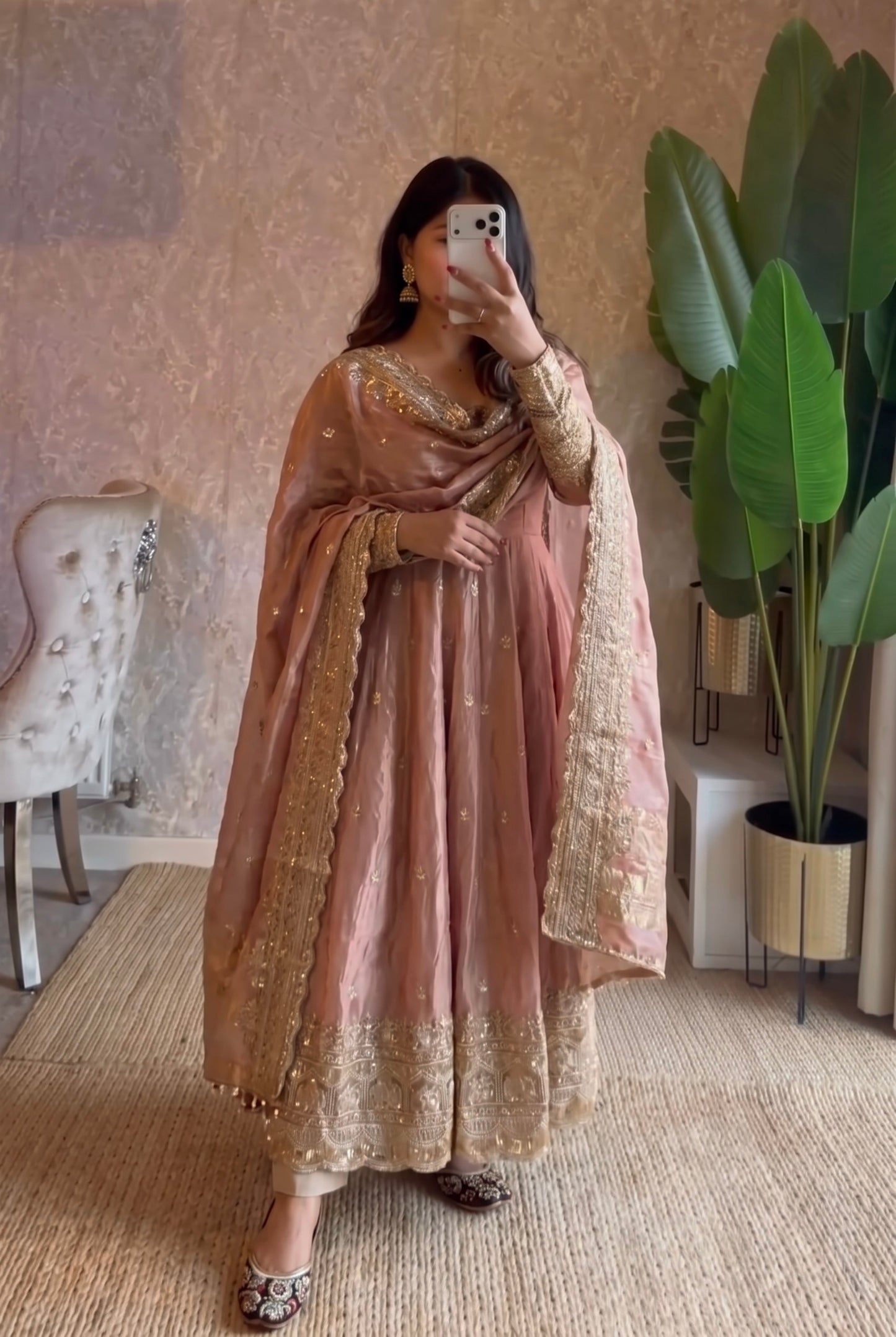27-Colour Heavy Fandy Silk Gown – Latest Designer Party Wear Collection