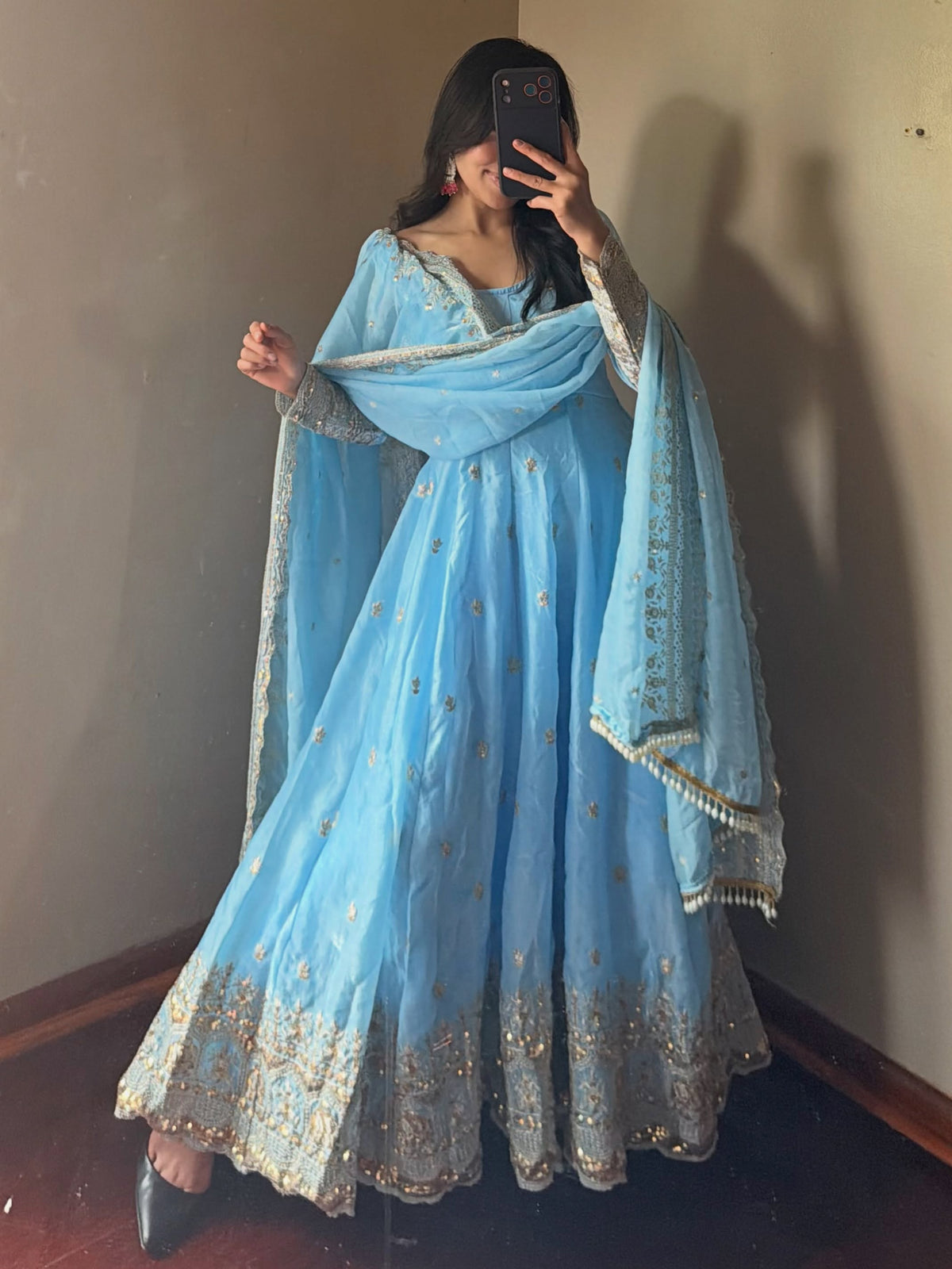 27-Colour Heavy Fandy Silk Gown – Latest Designer Party Wear Collection