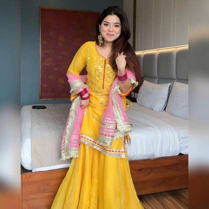 Wedding Wear Sharara Suit Set For Women 💖