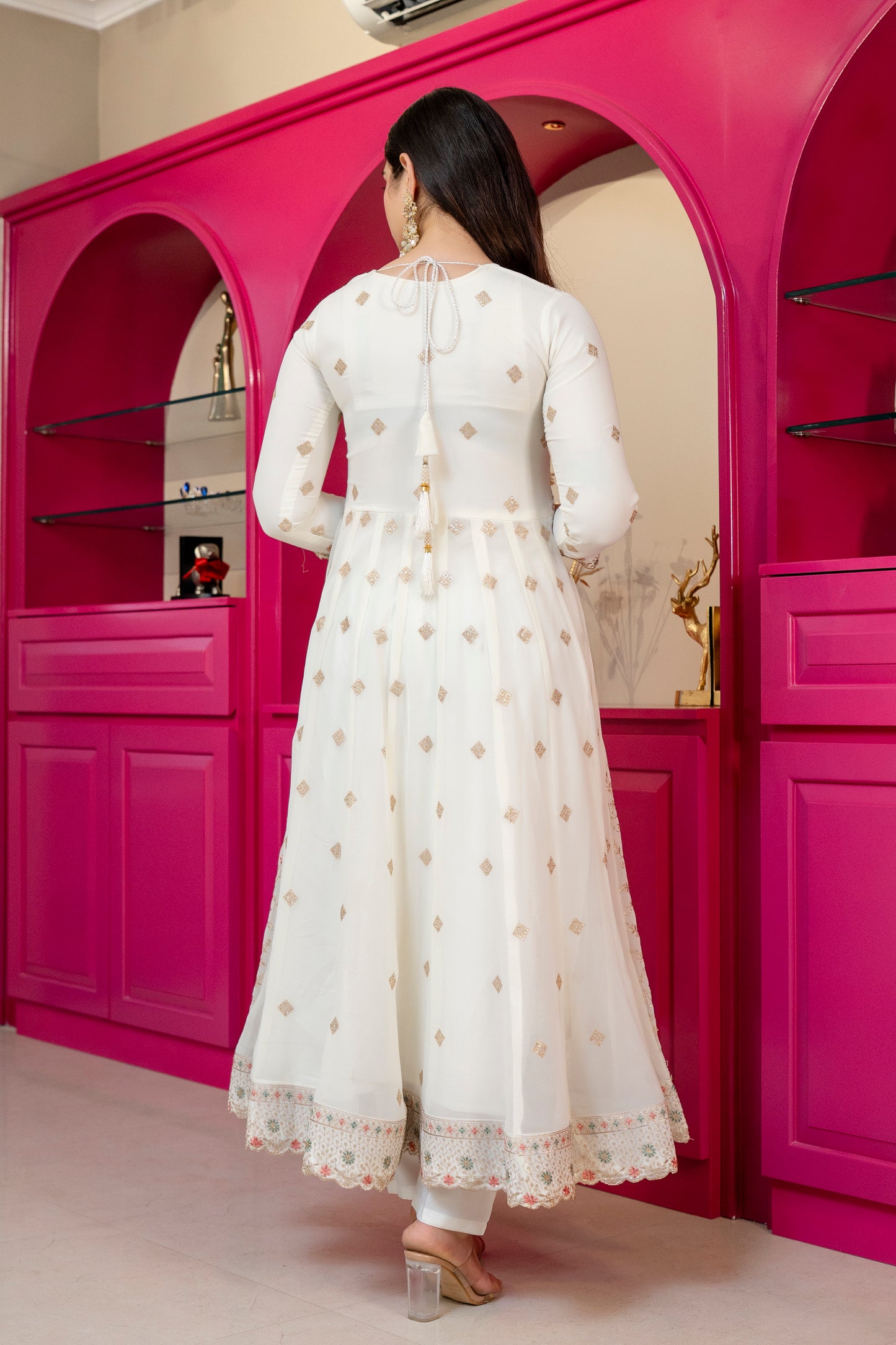 PREMIUM DESIGNER ANARKALI SUIT SET 👑