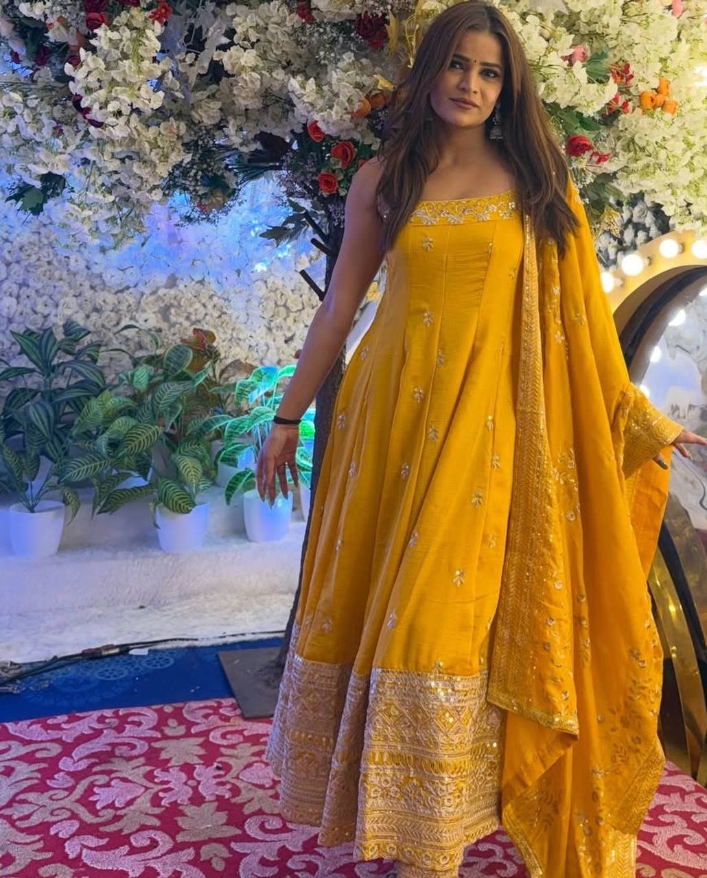 Luxury Traditional Anarkali Outfit