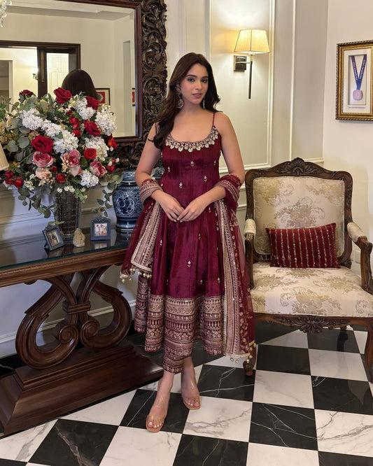 Luxury Traditional Anarkali Outfit