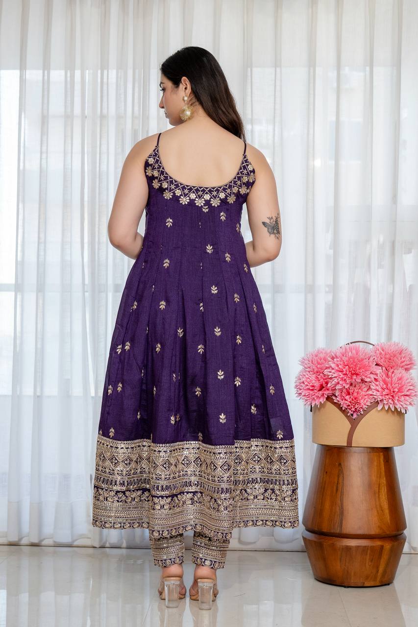Luxury Traditional Anarkali Outfit