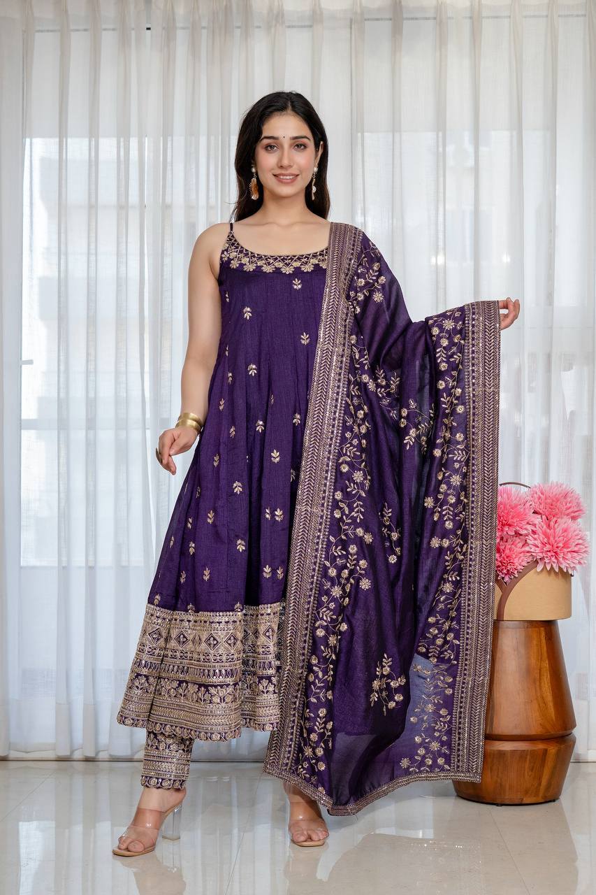 Luxury Traditional Anarkali Outfit