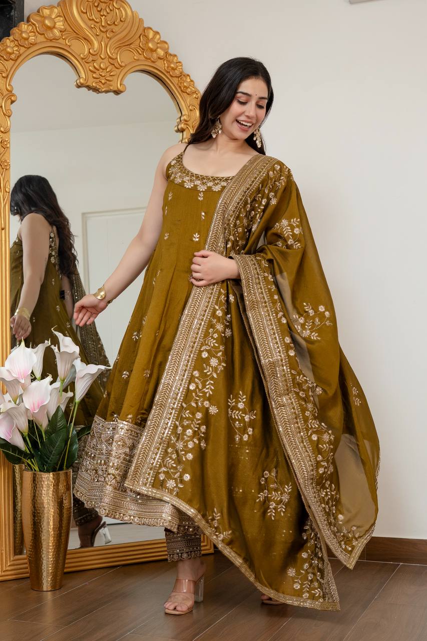 Luxury Traditional Anarkali Outfit
