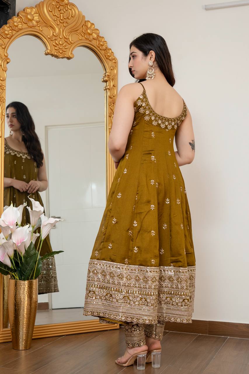 Luxury Traditional Anarkali Outfit
