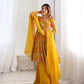 Printed RomanSilk Chanderi Kediya Set – Flared Festive Elegance