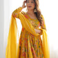 Printed RomanSilk Chanderi Kediya Set – Flared Festive Elegance