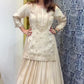 HEAVY CHINON SILK EMBROIDERED LEHENGA SET