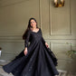 Elegant Lucknowi Georgette Anarkali Suit Set For Women 🖤