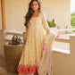 Regal Heavy Silk Anarkali Sarara Suit Set – Embroidered Wedding Collection