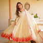 Regal Heavy Silk Anarkali Sarara Suit Set – Embroidered Wedding Collection