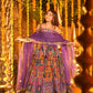 Pure Crepe Position Print Embroidered Maxi Suit Set – Elegant Festive Collection