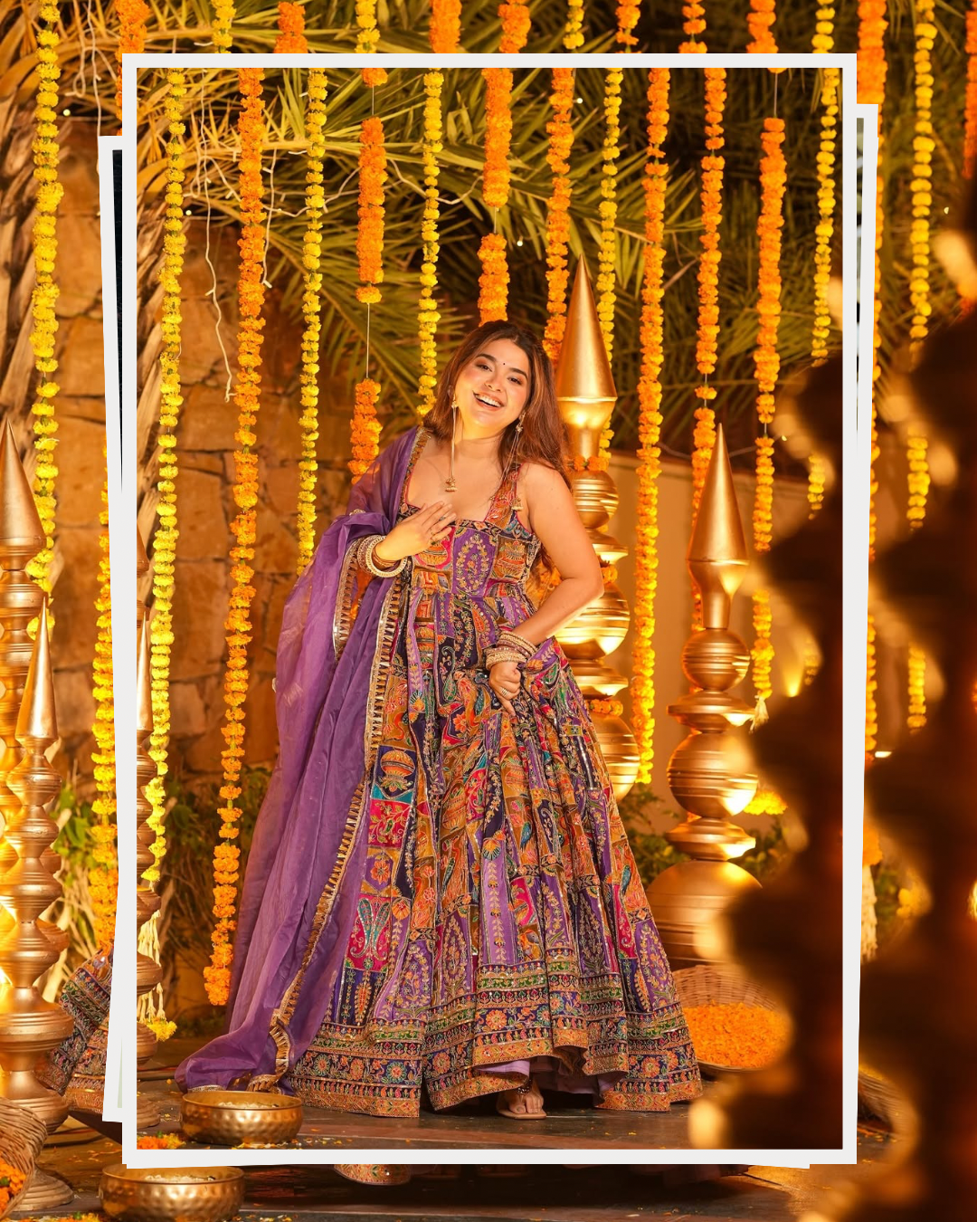 Pure Crepe Position Print Embroidered Maxi Suit Set – Elegant Festive Collection