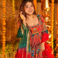 Elegant Crepe Embroidered Maxi Suit Set – Premium Position Print Collection