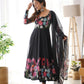 Floral Organza Silk Anarkali Suit Set For Women – Wedding &amp; Festive Collection 🌸