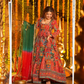 Elegant Crepe Embroidered Maxi Suit Set – Premium Position Print Collection