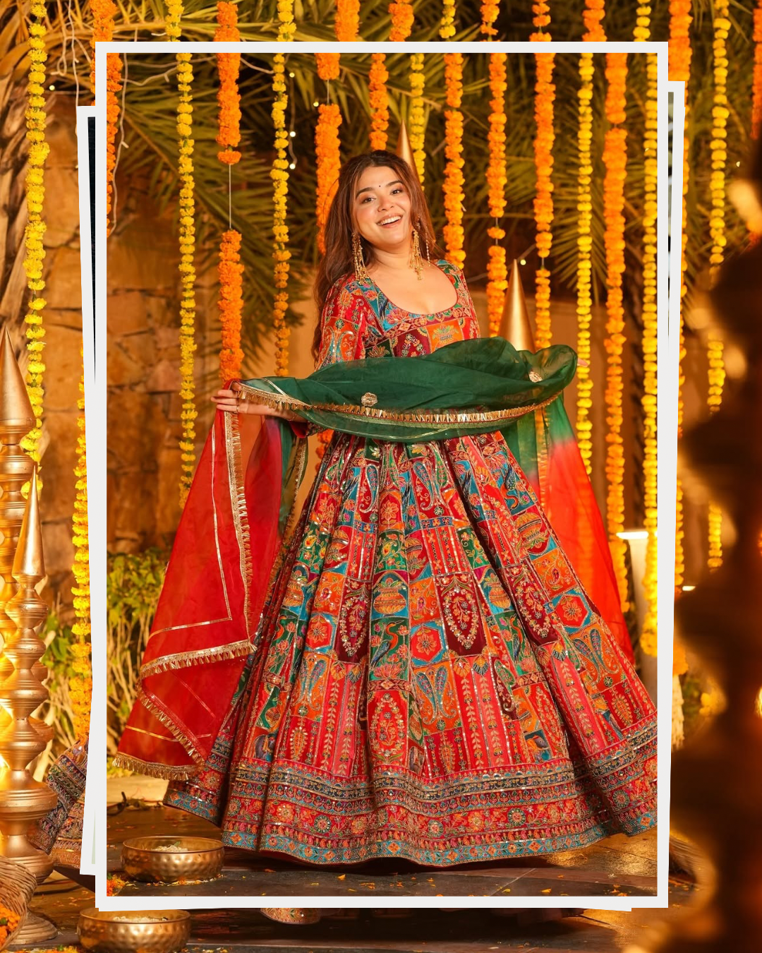 Elegant Crepe Embroidered Maxi Suit Set – Premium Position Print Collection