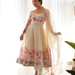 Floral Organza Silk Anarkali Suit Set For Women – Wedding &amp; Festive Collection 🌸