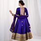 Majestic Heavy Silk Codding Work Anarkali Suit Set For Women