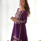 Elegant Chinon Silk Sharara Suit Set For Women ✨