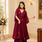 RAYON COTTON ZARI EMBROIDERY ANARKALI SUIT
